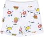 Stella McCartney Kids Trainingsshorts met grafische print Wit - Thumbnail 2