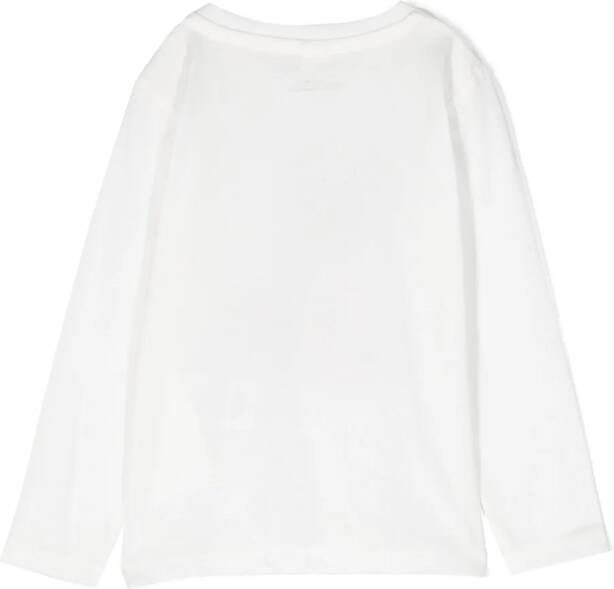 Stella McCartney Kids T-shirt met hartprint Wit