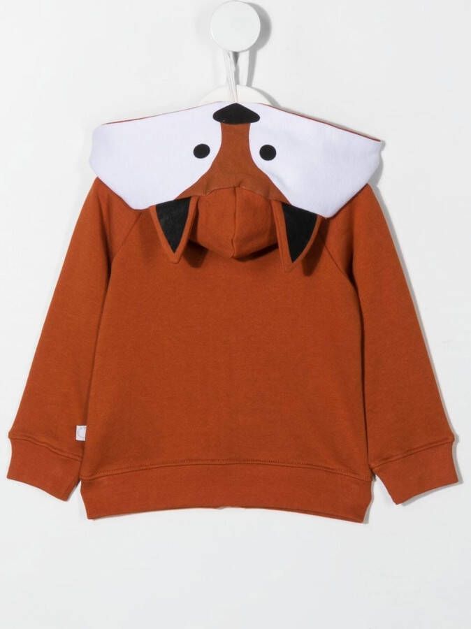 Stella McCartney Kids Hoodie met print Bruin