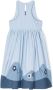 Stella McCartney Kids Jurk met patchwork Blauw - Thumbnail 2