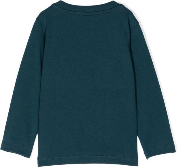 Stella McCartney Kids Katoenen sweater Blauw