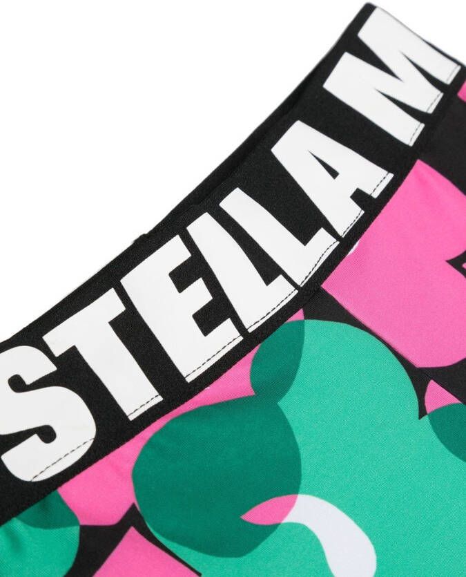 Stella McCartney Kids Legging met logoband Groen