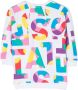 Stella McCartney Kids Sweaterjurk met logoprint Wit - Thumbnail 2