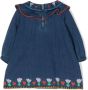 Stella McCartney Kids Jurk met borduurwerk Blauw - Thumbnail 2