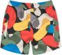 Stella McCartney Kids Shorts met abstract patroon Blauw - Thumbnail 2