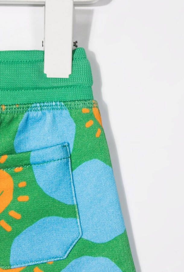 Stella McCartney Kids Shorts met print Groen