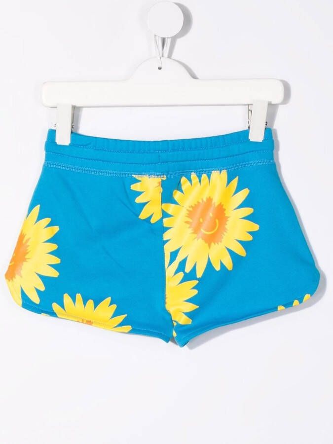 Stella McCartney Kids Shorts met trekkoord Blauw