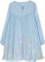 Stella McCartney Kids Jurk met sterrenprint Blauw - Thumbnail 2