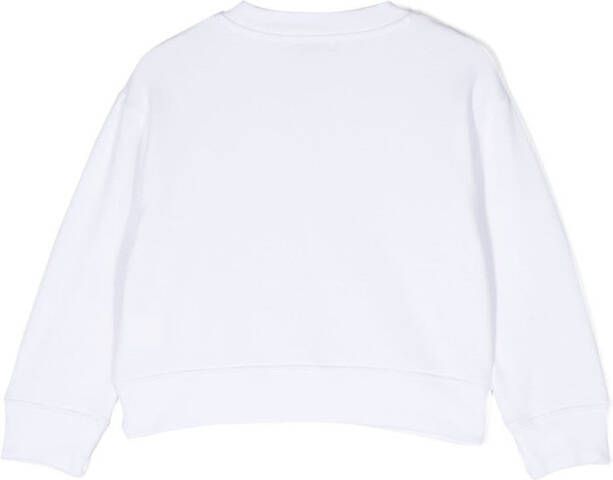Stella McCartney Kids Sweater met bloemenprint Wit
