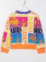 Stella McCartney Kids Sweater met logoprint Oranje - Thumbnail 2
