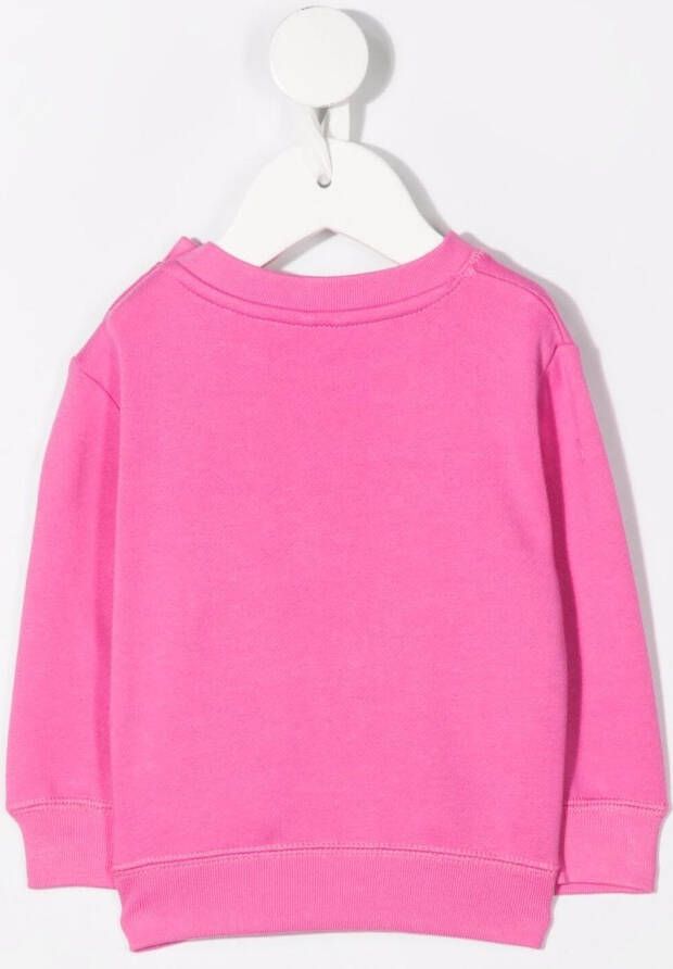 Stella McCartney Kids Sweater met logoprint Roze