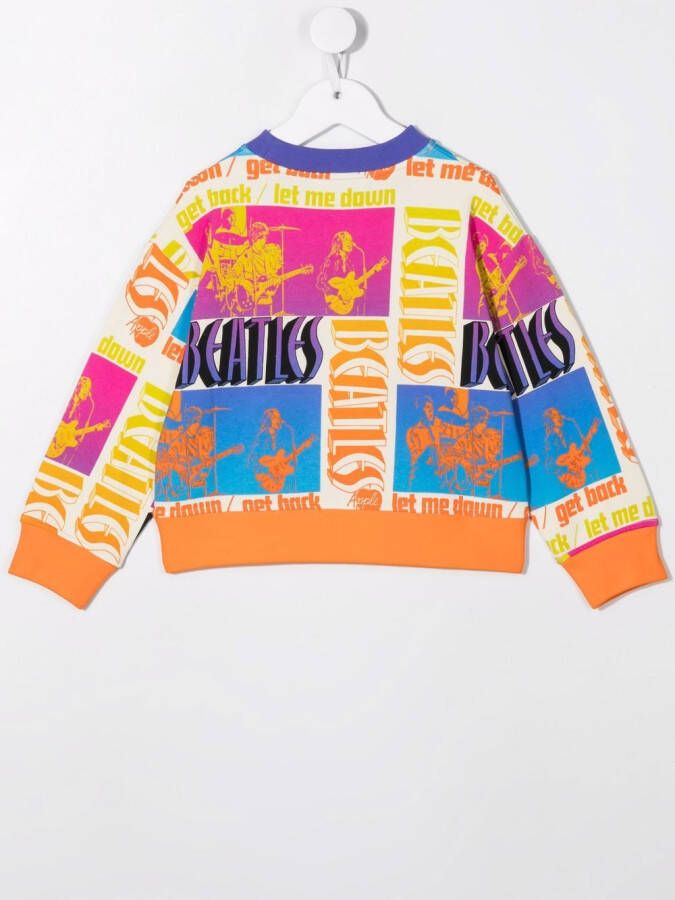 Stella McCartney Kids Sweater met ronde hals Beige