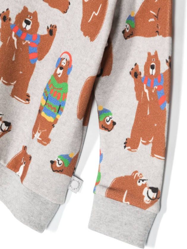 Stella McCartney Kids Sweater met sterprint Grijs