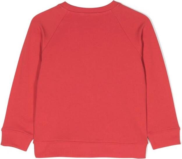 Stella McCartney Kids Sweater van biologisch katoen Rood