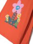 Stella McCartney Kids T-shirt met bloe print Oranje - Thumbnail 3