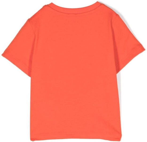 Stella McCartney Kids T-shirt met grafische print Rood