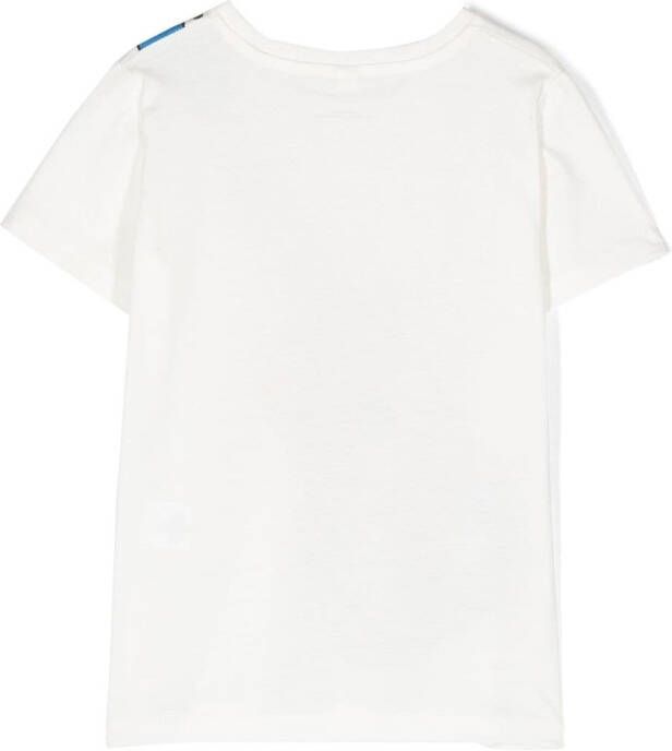 Stella McCartney Kids T-shirt met grafische print Wit