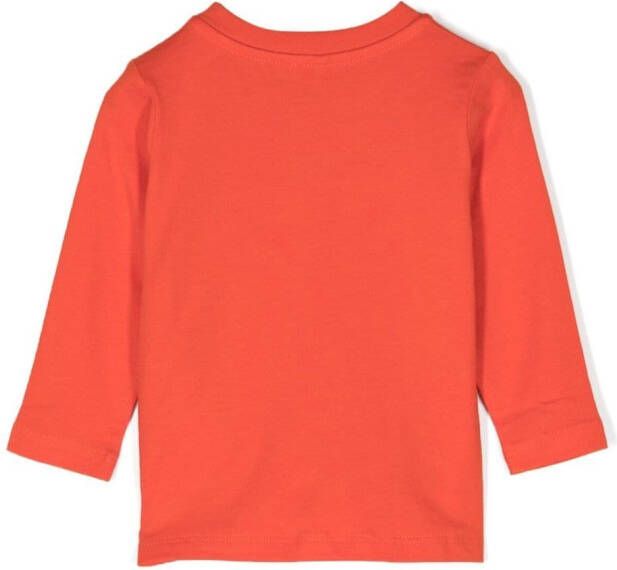 Stella McCartney Kids T-shirt met lange mouwen Rood