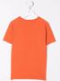 Stella McCartney Kids T-shirt met logo Oranje - Thumbnail 2
