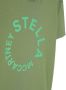 Stella McCartney Kids T-shirt met logoprint Groen - Thumbnail 3