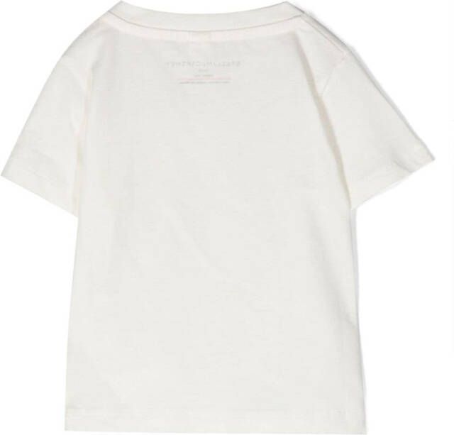 Stella McCartney Kids T-shirt met madeliefjesprint Wit