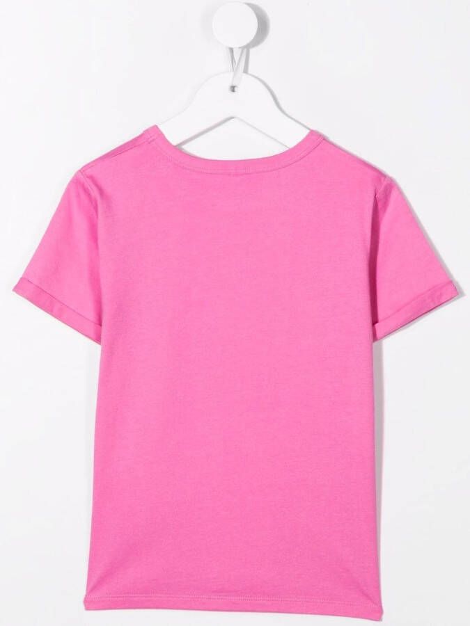 Stella McCartney Kids T-shirt met print Roze