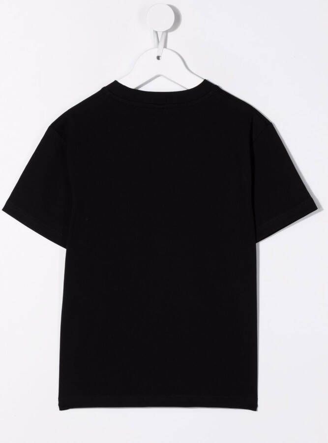 Stella McCartney Kids T-shirt met print Zwart