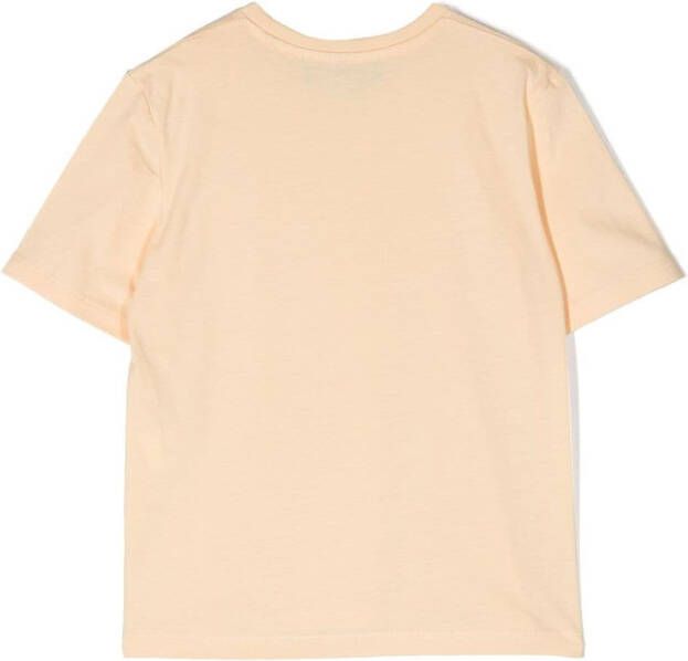 Stella McCartney Kids T-shirt met ronde hals Geel