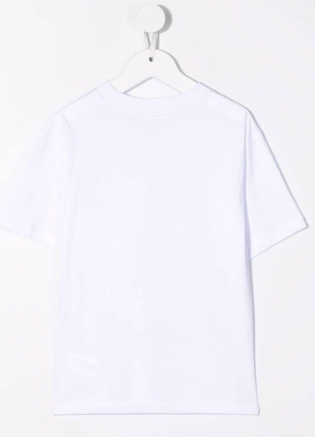 Stella McCartney Kids T-shirt met tekst Wit