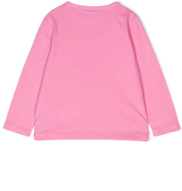 Stella McCartney Kids Top met grafische print Roze