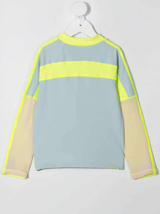 Stella McCartney Kids Top met logoprint Blauw