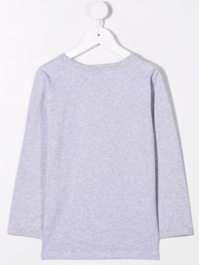 Stella McCartney Kids Top met logoprint Grijs