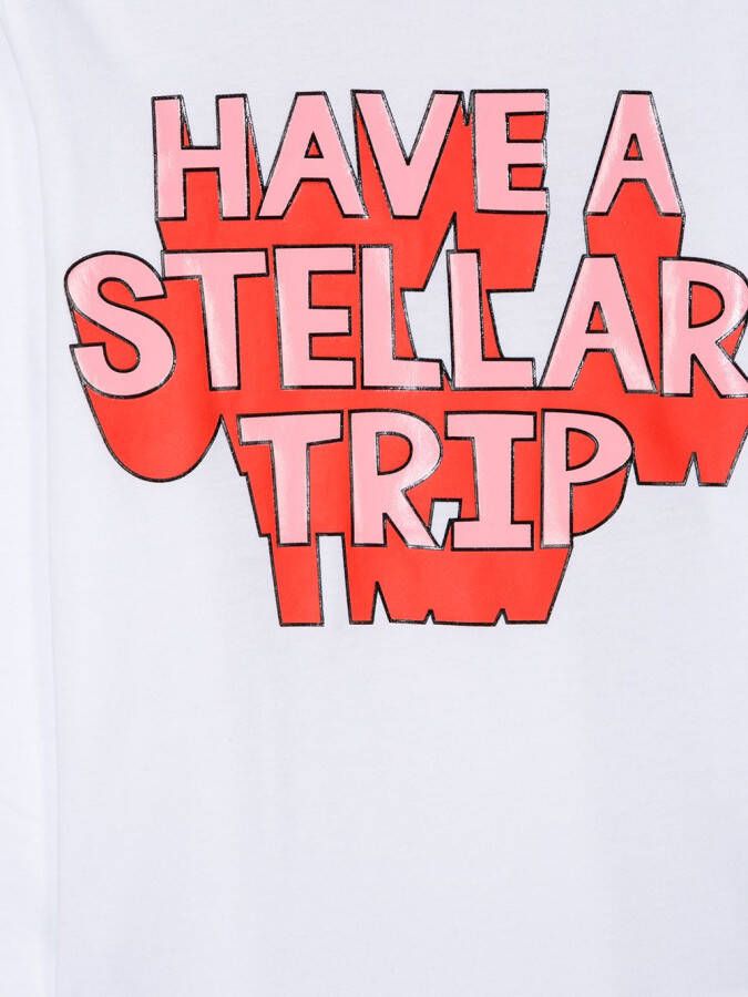 Stella McCartney Kids Top met print Wit