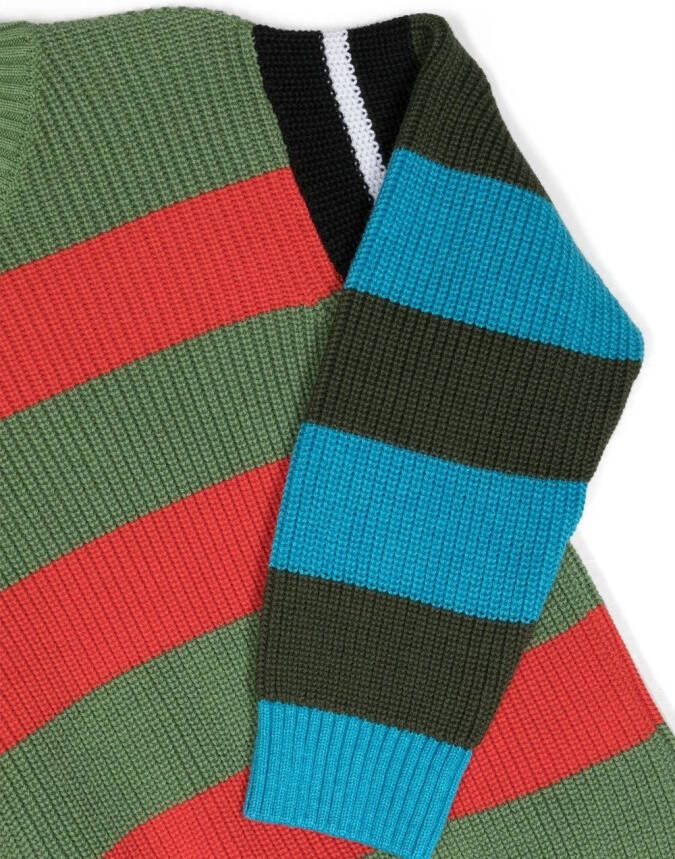 Stella McCartney Kids Trui met ronde hals Groen