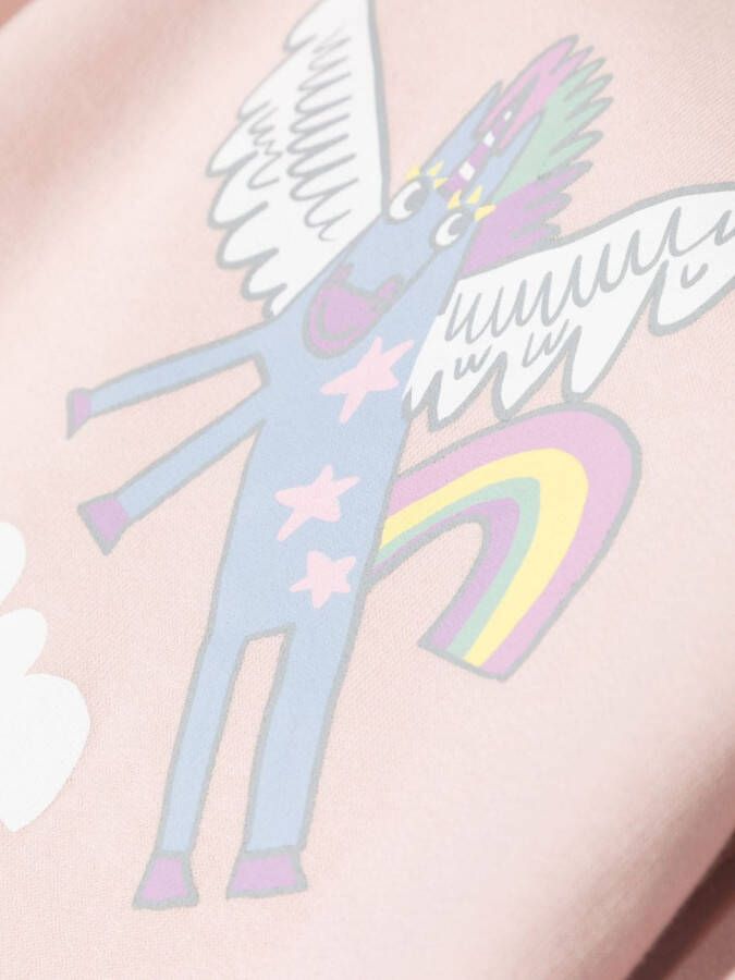 Stella McCartney Kids Katoenen T-shirt Roze