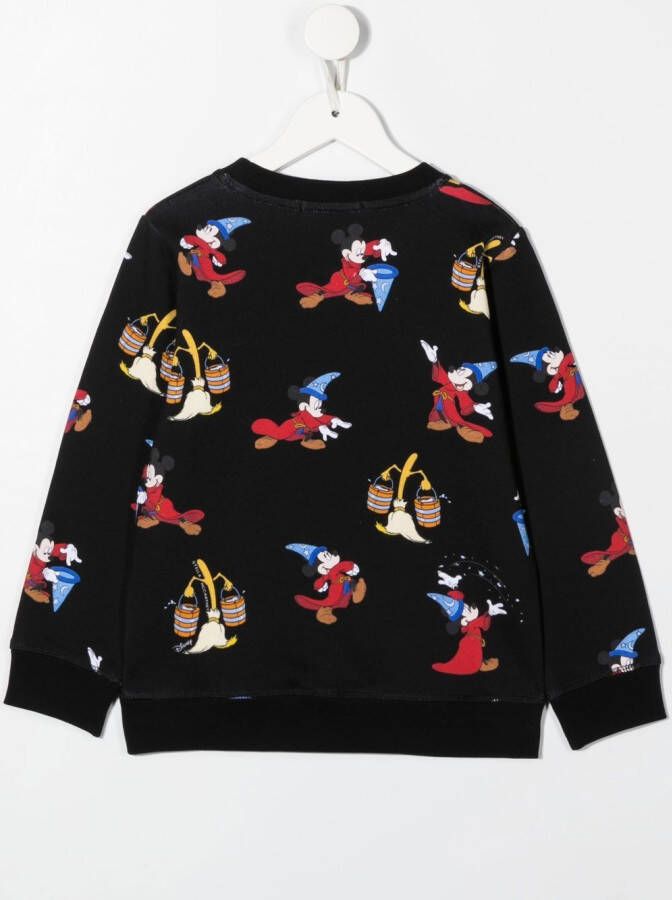 Stella McCartney Kids x Disney sweater met print Zwart