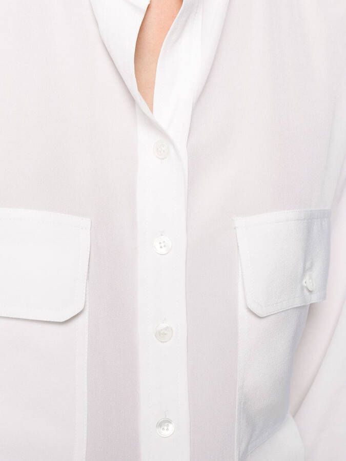 Stella McCartney kraagloos shirt Wit