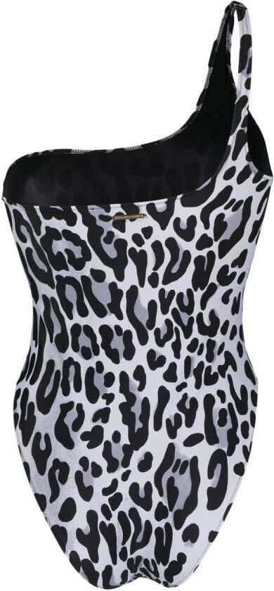 Stella McCartney Badpak met luipaardprint Grijs