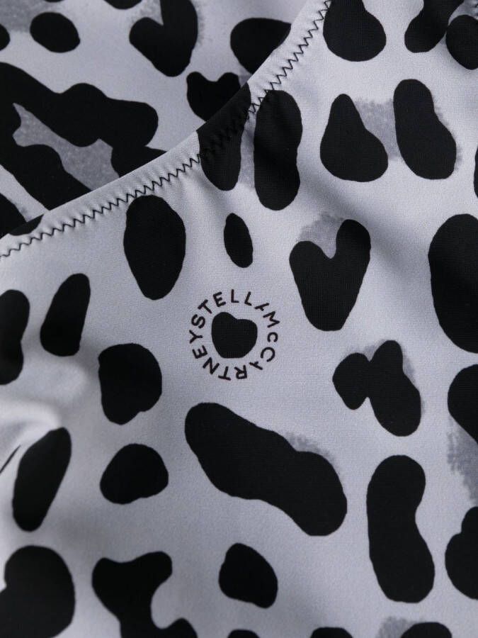 Stella McCartney Badpak met luipaardprint Grijs