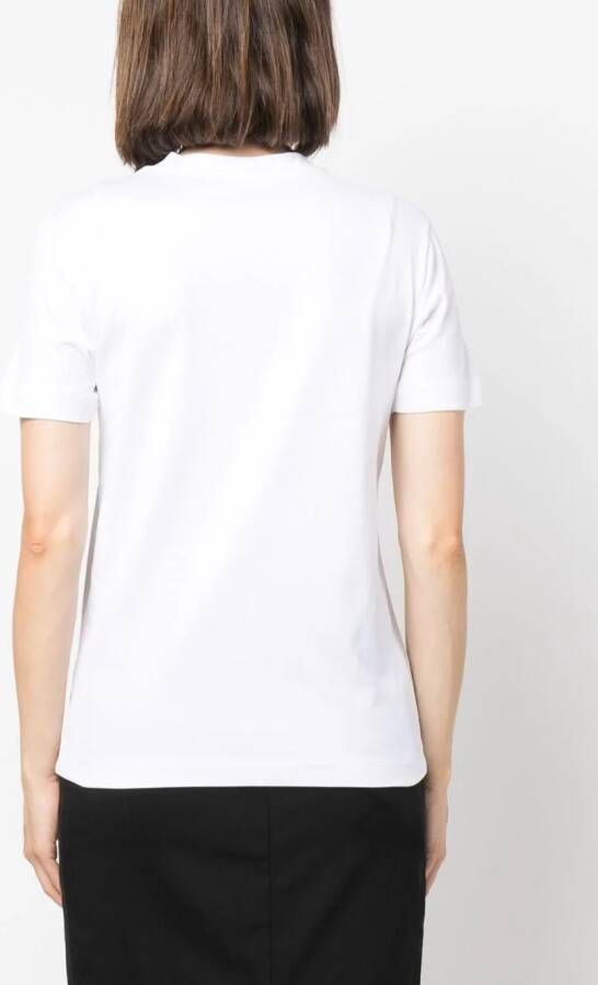 Stella McCartney logo-print cotton T-shirt Wit