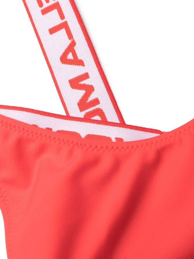 Stella McCartney Badpak met logoband Rood