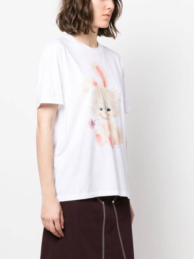 Stella McCartney T-shirt met korte mouwen Wit