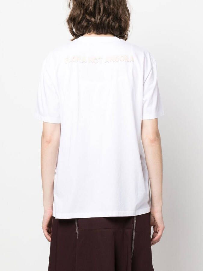 Stella McCartney T-shirt met korte mouwen Wit