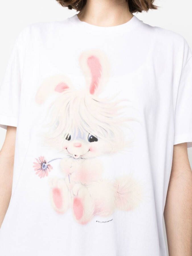 Stella McCartney T-shirt met korte mouwen Wit