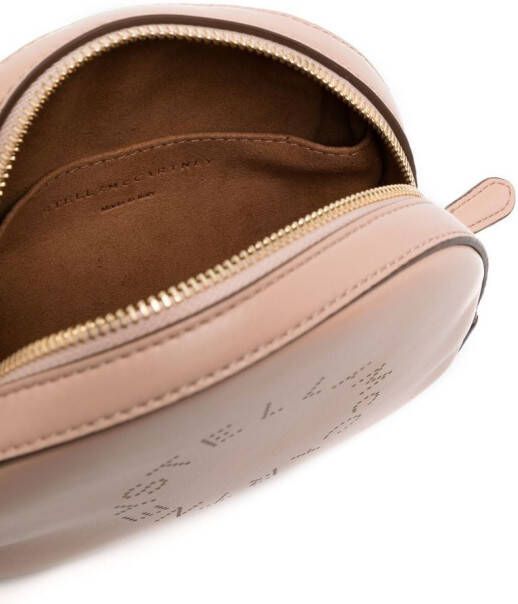 Stella McCartney Make-up tas met geperforeerd logo Roze