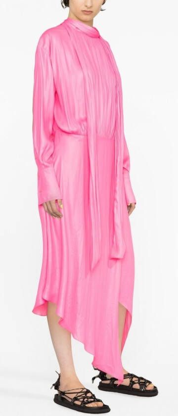 Stella McCartney Asymmetrische midi-jurk Roze