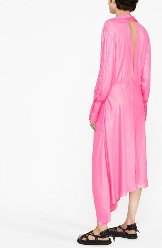 Stella McCartney Maxi-jurk met strikdetail Roze