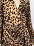 Stella McCartney Midi-jurk met luipaardprint Bruin - Thumbnail 5