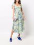 Stella McCartney Midi-jurk met print Groen - Thumbnail 2