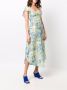 Stella McCartney Midi-jurk met print Groen - Thumbnail 3